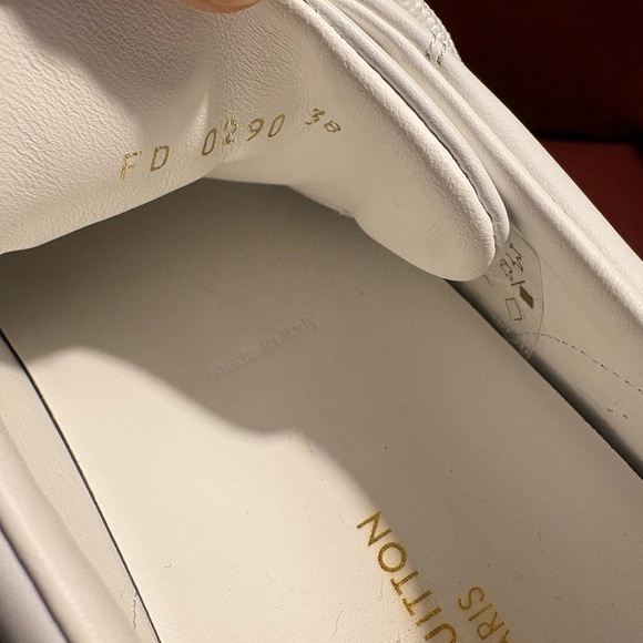 Louis Vuitton Women's Sneakers in White and Blue - Picture 6 of 7